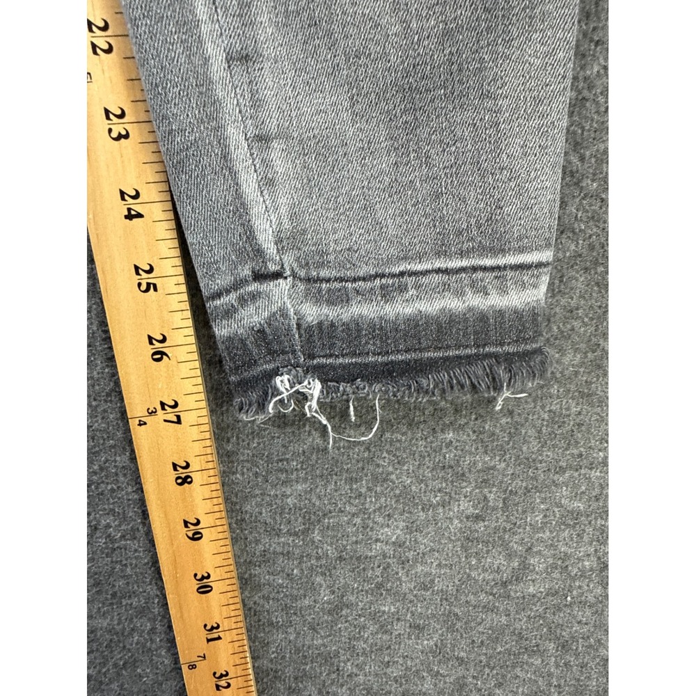 Judy Blue Skinny Jeans Size 7/28 Gray Preppy Party Distressed Raw Hem JB88792 - Picture 9 of 15